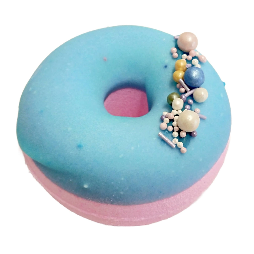 Babypoeder Donut Bath Bomb VEGAN Verzachtende, delicate boter 2 Babypoeder Donut Bath Bomb VEGAN Verzachtende, delicate boter 2