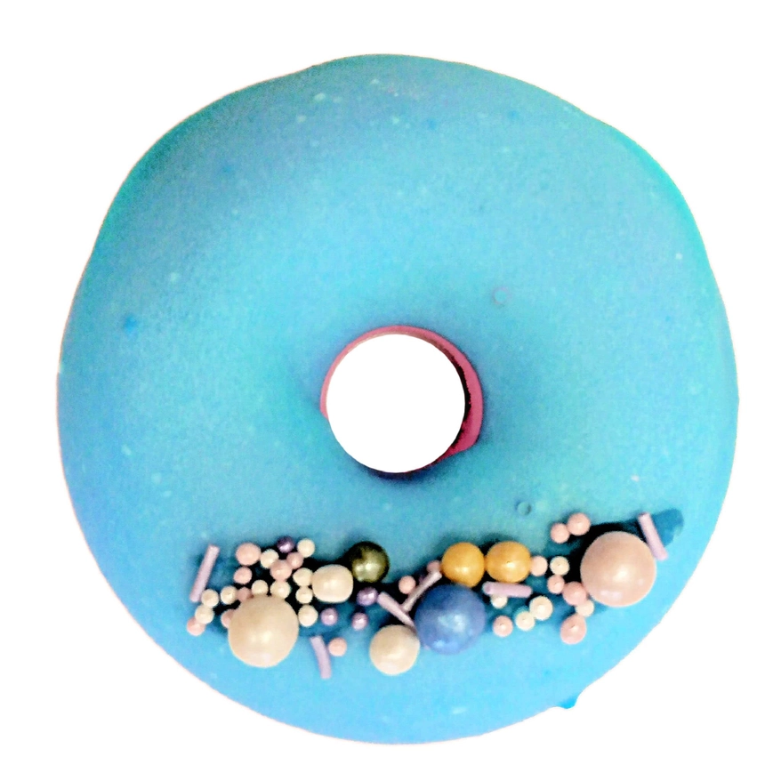 Babypoeder Donut Bath Bomb VEGAN Verzachtende, delicate boter 3 Babypoeder Donut Bath Bomb VEGAN Verzachtende, delicate boter 3