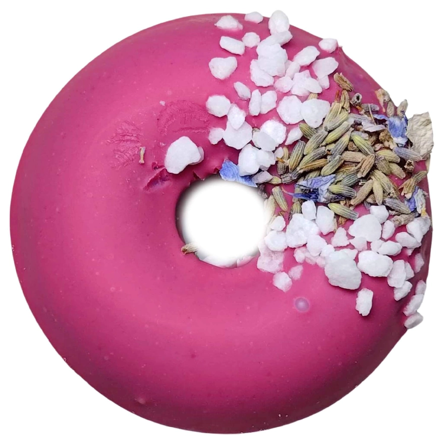 Badbom met lavendel en zeedonut VEGAN Botanisch zeezout 2 Badbom met lavendel en zeedonut VEGAN Botanisch zeezout 2