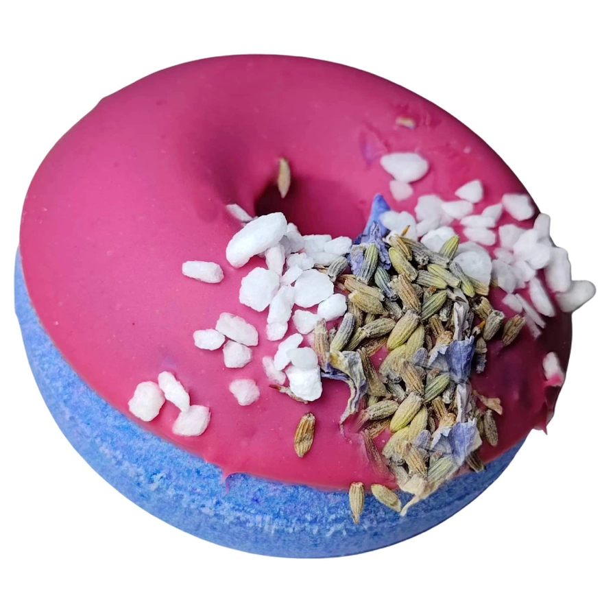 Badbom met lavendel en zeedonut VEGAN Botanisch zeezout 3 Badbom met lavendel en zeedonut VEGAN Botanisch zeezout 3