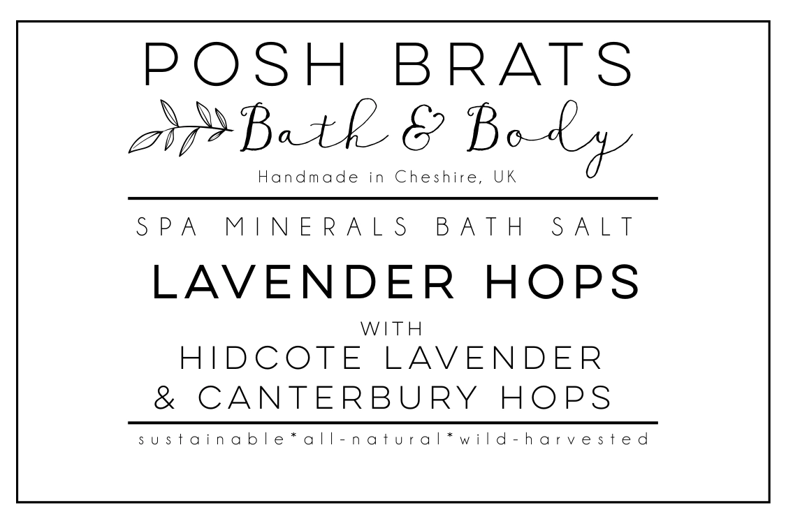 Canterbury Hops Hidcote botanische badzoutbuis met lavendel 3 Canterbury Hops Hidcote botanische badzoutbuis met lavendel 3