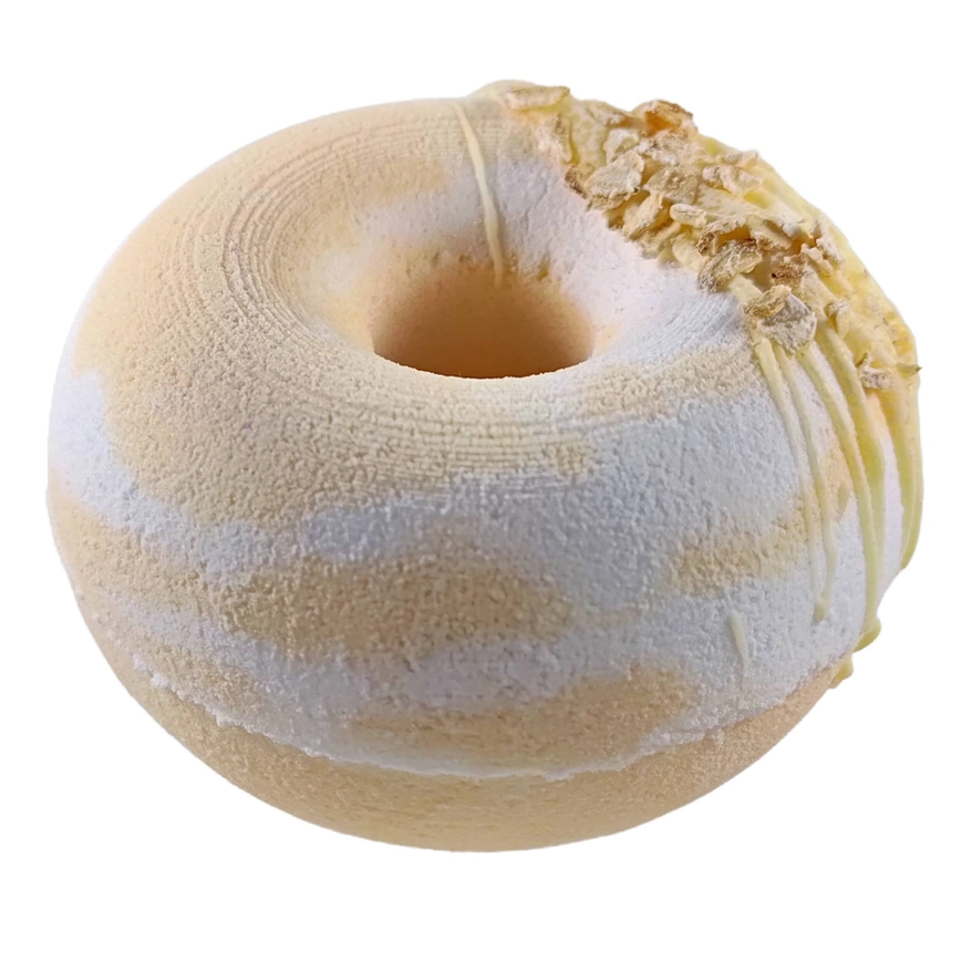 Honey Havermout Donut Fizzy Bath Bomb Organic Handmade Relax 4 Honey Havermout Donut Fizzy Bath Bomb Organic Handmade Relax 4