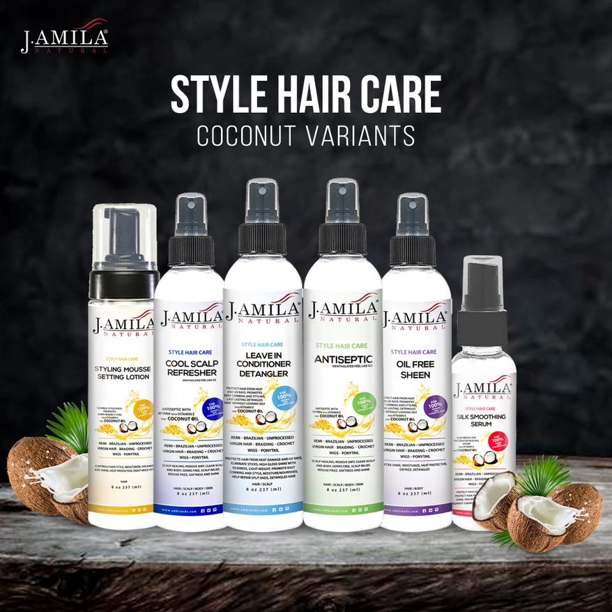 J. AMILA natuurlijke kokosolie 6-in-1 haarverzorgingspakket van 6 2 J. AMILA natuurlijke kokosolie 6-in-1 haarverzorgingspakket van 6 2