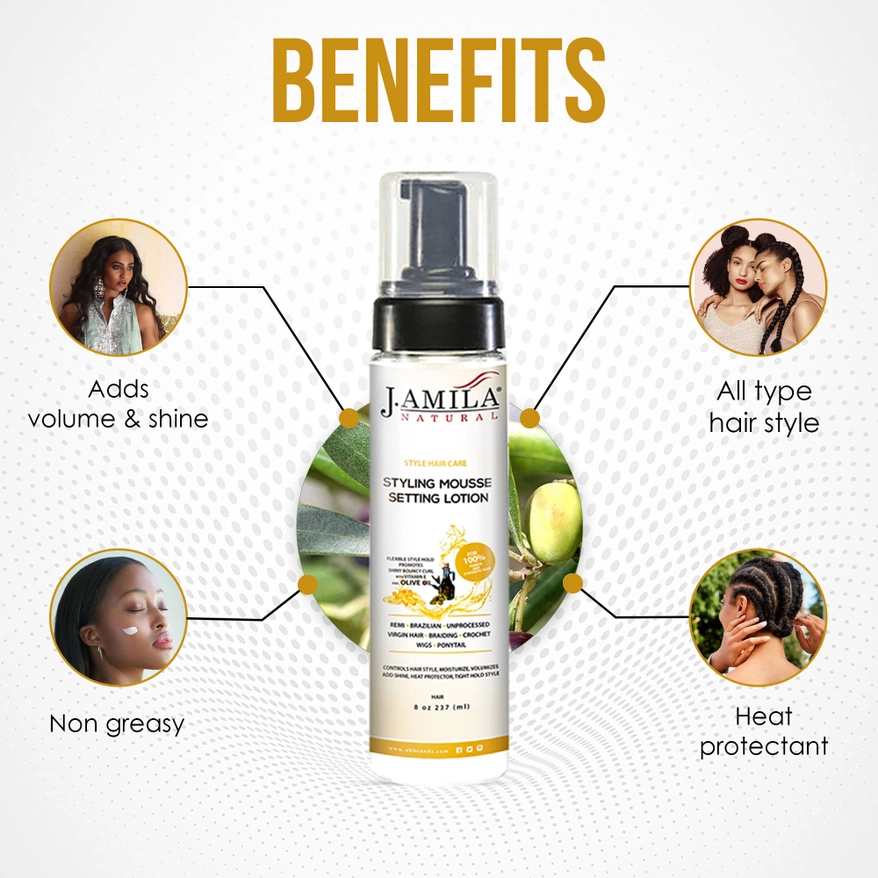 J. AMILA natuurlijke olijfolie 6-in-1 haarverzorgingspakket van 6 6 J. AMILA natuurlijke olijfolie 6-in-1 haarverzorgingspakket van 6 6