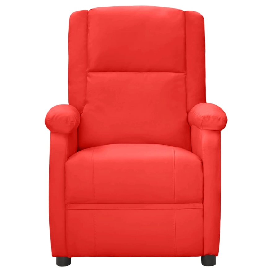 Massagestoel Rood Kunstleer 2 Massagestoel Rood Kunstleer 2