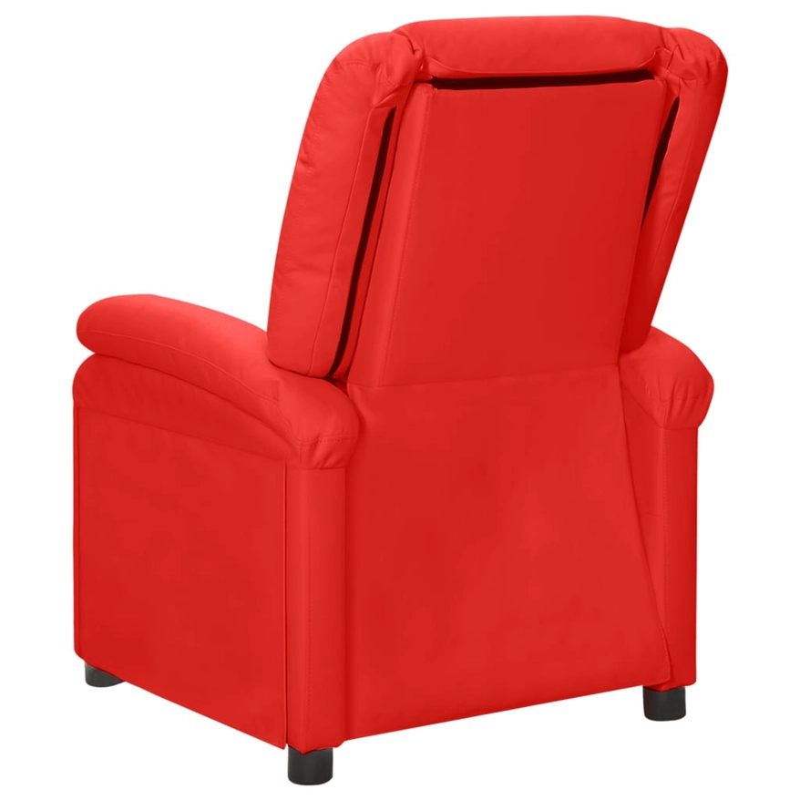 Massagestoel Rood Kunstleer 4 Massagestoel Rood Kunstleer 4