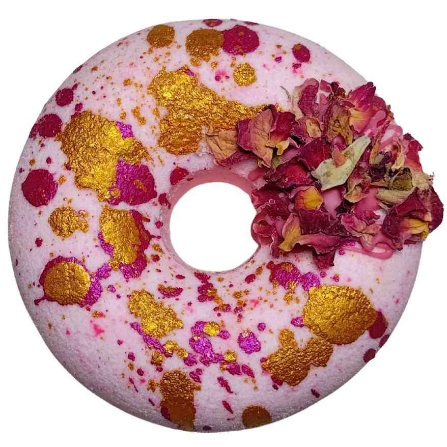 Moonlight Kiss Donut Bath Bomb VEGAN Romantic Botanical 2 Moonlight Kiss Donut Bath Bomb VEGAN Romantic Botanical 2