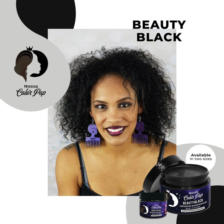 Mysteek Naturals Color Pop Beauty Zwart 2 Mysteek Naturals Color Pop Beauty Zwart 2