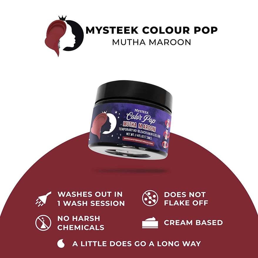 Mysteek Naturals Kleur Pop Mutha Kastanjebruin 4 Mysteek Naturals Kleur Pop Mutha Kastanjebruin 4