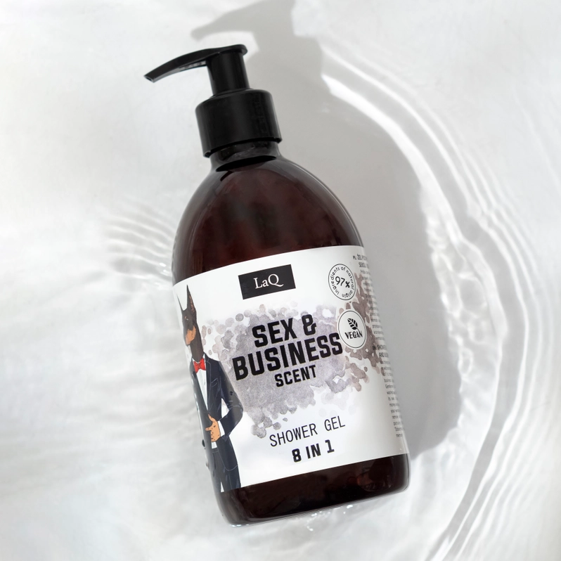 Shower Gel Mannen 8 in 1 – Geur van Sex & Business 500ml 2 Shower Gel Mannen 8 in 1 – Geur van Sex & Business 500ml 2