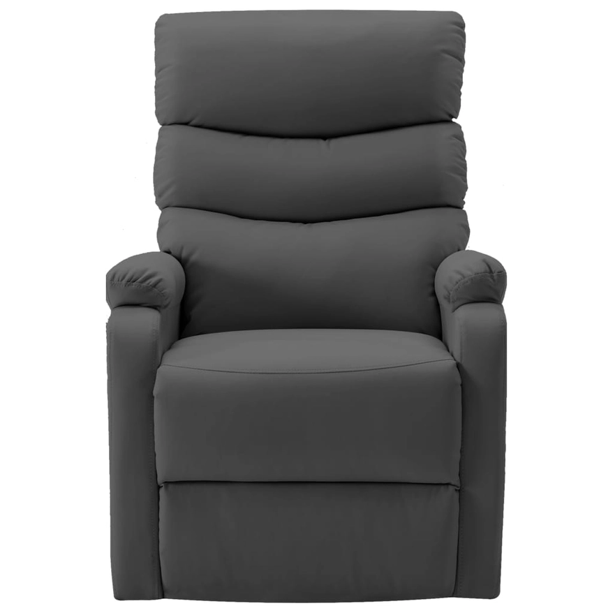 Sta-massage fauteuil antraciet kunstleer 4 Sta-massage fauteuil antraciet kunstleer 4