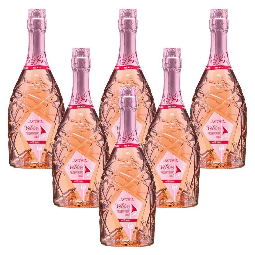 Velére Prosecco DOC Rosè Astoria Mousserende wijnen 75 cl. 2 Velére Prosecco DOC Rosè Astoria Mousserende wijnen 75 cl. 2