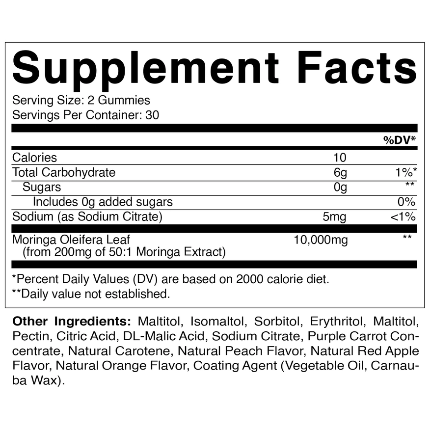 Vitamatic Suikervrije Moringa Gummies 10000 mg 60 gummies 4 Vitamatic Suikervrije Moringa Gummies 10000 mg 60 gummies 4