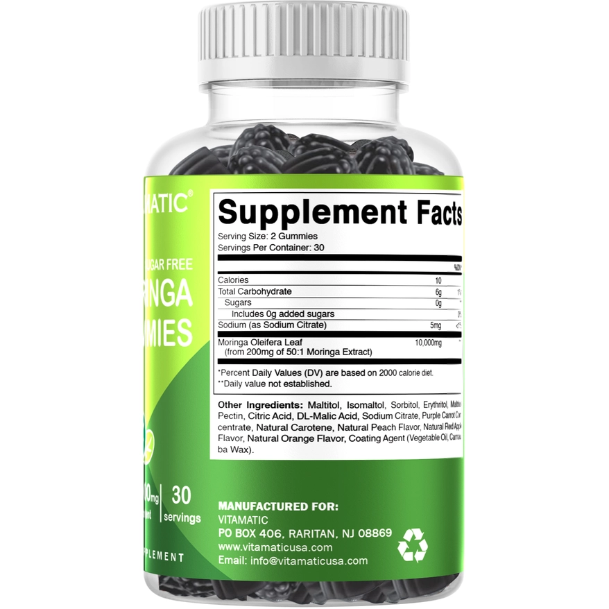 Vitamatic Suikervrije Moringa Gummies 10000 mg 60 gummies 5 Vitamatic Suikervrije Moringa Gummies 10000 mg 60 gummies 5