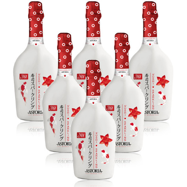 Yu Sushi Mousserende Brut Brut Astoria Mousserende wijn 75 cl. 2 Yu Sushi Mousserende Brut Brut Astoria Mousserende wijn 75 cl. 2