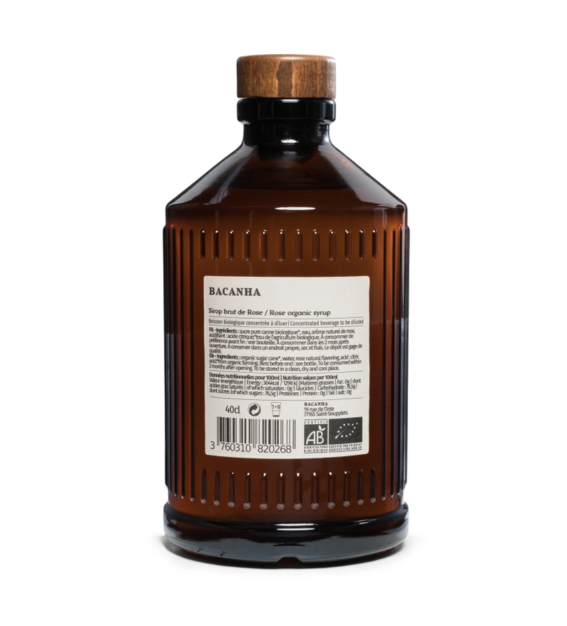 Biologische rauwe rozensiroop – 400 ml 2 Biologische rauwe rozensiroop – 400 ml 2