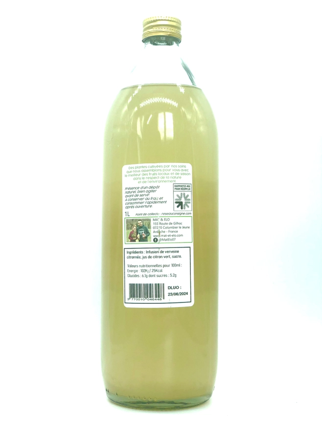 Drink „Lemon Verbena and Lime” – 1 liter 3 Drink „Lemon Verbena and Lime” – 1 liter 3