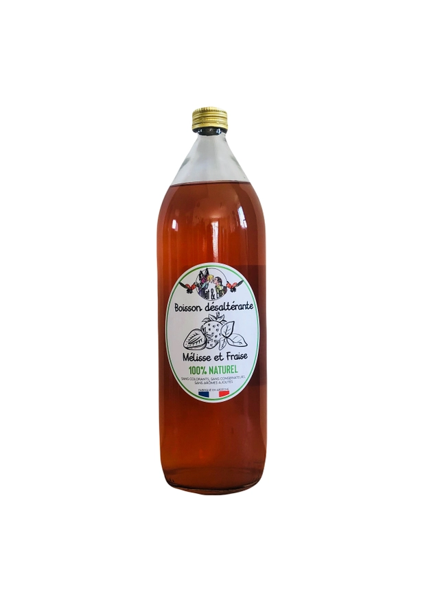 Drink „Melissa and Strawberry” – 1 liter 2 Drink „Melissa and Strawberry” – 1 liter 2