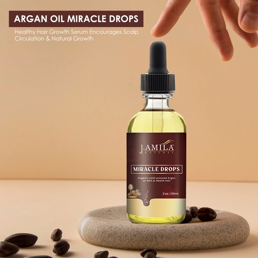 J. AMILA Miracle Drops biologische koudgeperste arganolie (2 oz) 2 J. AMILA Miracle Drops biologische koudgeperste arganolie (2 oz) 2