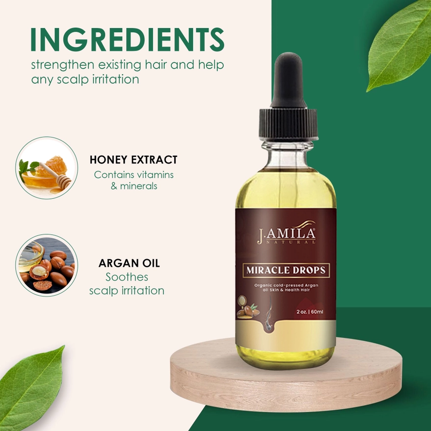 J. AMILA Miracle Drops biologische koudgeperste arganolie (2 oz) 4 J. AMILA Miracle Drops biologische koudgeperste arganolie (2 oz) 4