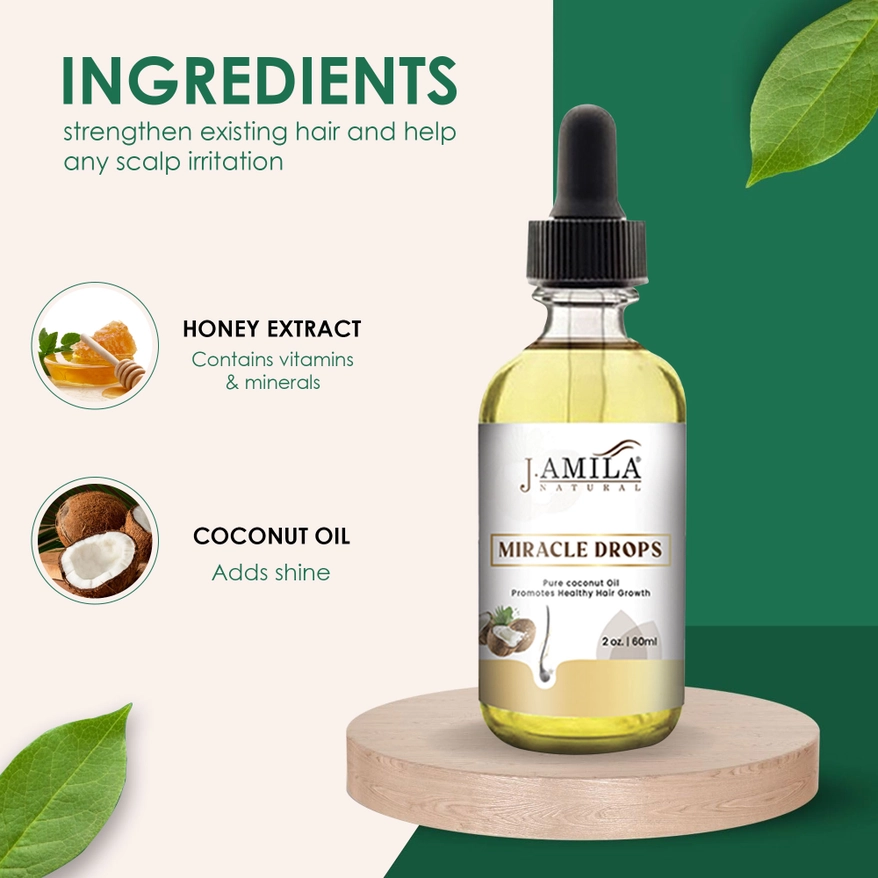 J. AMILA Natural Miracle Drops pure kokosolie (2 oz) 4 J. AMILA Natural Miracle Drops pure kokosolie (2 oz) 4