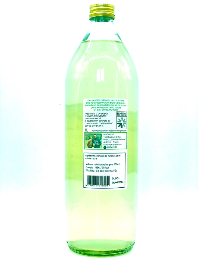 „Mojito” -drank (munt en citroen) – 1 liter 3 „Mojito” -drank (munt en citroen) – 1 liter 3