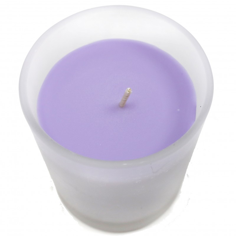 6 kaarsen van satijnglas – lavendel 75x70mm 2 6 kaarsen van satijnglas – lavendel 75x70mm 2